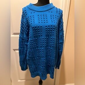 Lego Women's Vibrant Blue Cowl Sweater